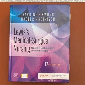 Lewis’s 
Medical Surgical Nursing 12th edition